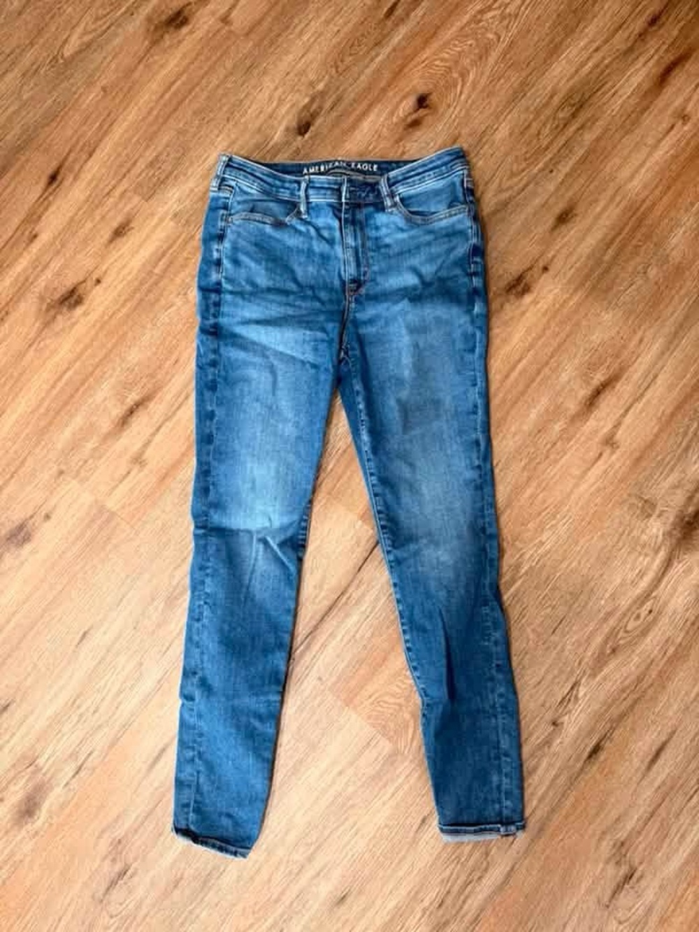 American Eagle Outfitters Women's Medium Blue Skinny Jeans